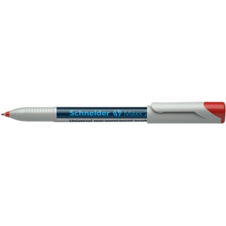 Marker uniwersalny SCHNEIDER Maxx 223 F, 0,7mm, czerwony, Markery, Artykuły do pisania i korygowania