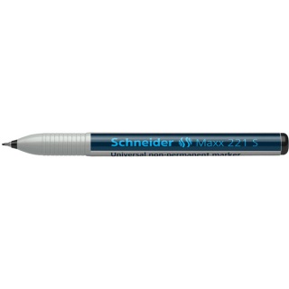 Marker uniwersalny SCHNEIDER Maxx 221 S, 0,4mm, czarny, Markery, Artykuły do pisania i korygowania