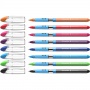 Długopis SCHNEIDER Slider Basic, XB, 6+2, etui z zawieszka, mix kolorów, Długopisy, Artykuły do pisania i korygowania