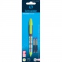 Ballpoint pen SCHNEIDER Base Ball + 2 cartridge 852, blister, color mix