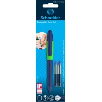 Ballpoint pen SCHNEIDER Base Ball + 2 cartridge 852, blister, color mix