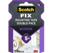 Mounting tape SCOTCH-FIX®, 19mm x 1,5m, double-sided, for mirrors