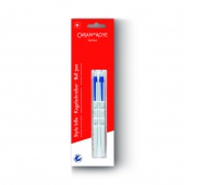 Disposable pen Caran d'Ache 825, 2 pcs, blister, blue