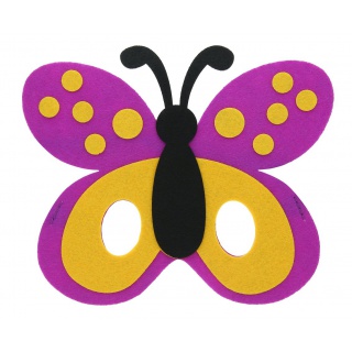 MASKA FILCOWA MOTYLEK 18x15.5 cm, Podkategoria, Kategoria
