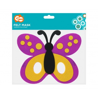 MASKA FILCOWA MOTYLEK 18x15.5 cm, Podkategoria, Kategoria