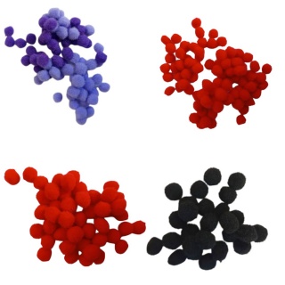 POMPONY, Pompony, Art. kreatywne