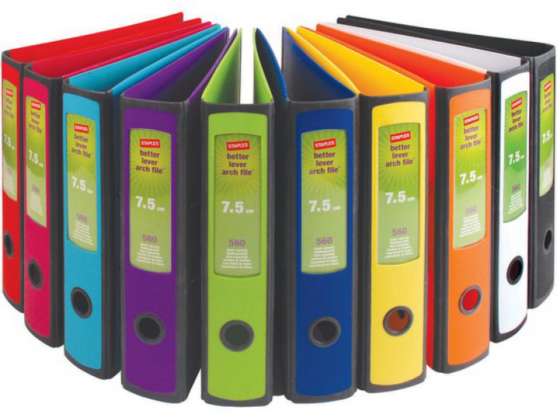 SEGREGATOR A4/75 GUMOWANY 2 RINGI D STAPLES, Podkategoria, Kategoria