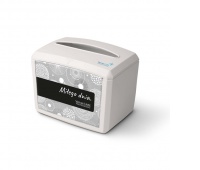 Napkin dispenser VELVET, ABS, 148x194x140mm, white