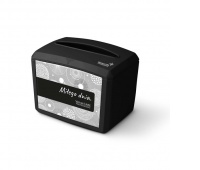 Napkin dispenser VELVET, ABS, 148x194x140mm, black