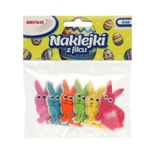 NAKLEJKI Z FILCU FVE 03 6szt., Podkategoria, Kategoria