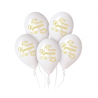 BALONY PREM.HEL PIERW.KOMUNIA ŚW.(BIBLIA) 13" 5szt, Podkategoria, Kategoria