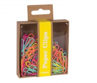 Set APLI Fluor Collection, paper clips, 100 pcs, mix colors