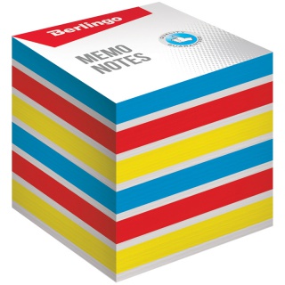 BERLINGO KOSTKA KLEJONA RAINBOW 8x8x8cm.800k.NEON, Podkategoria, Kategoria
