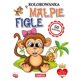 KOLOROWANKA. MAŁPIE FIGLE Z NAKLEJKAMI, Podkategoria, Kategoria