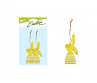 ZAJĄCE ZAWIESZKA 11 CM ŻÓŁTA DREWNIANA /2/, Podkategoria, Kategoria