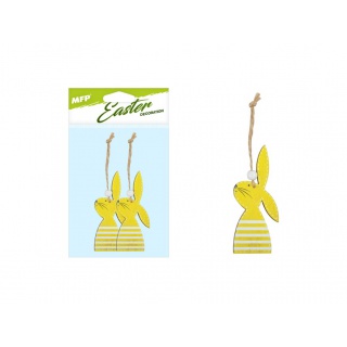 ZAJĄCE ZAWIESZKA 11 CM ŻÓŁTA DREWNIANA /2/, Podkategoria, Kategoria