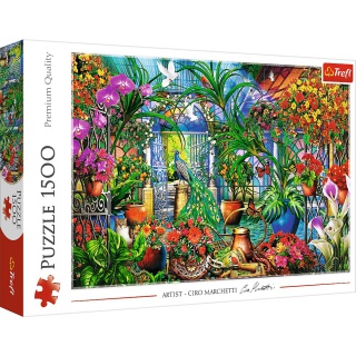 Puzzle 1500 - Tajemniczy ogród !, 1500 elementów, Puzzle