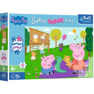Puzzle 60 XXL Super Shape Zabawy z braciszkiem !, 60 elementów, Puzzle