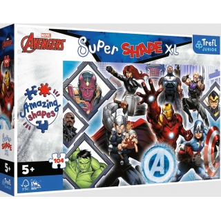 Puzzle 104 XL Super Shape Twoi ulubieni Avengersi!, Podkategoria, Kategoria