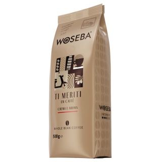 Kawa WOSEBA TI MERITI, CREMA E AROMA, ziarnista, 500g, Kawa, Artykuły spożywcze