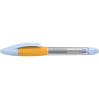 Pióro kulkowe SCHNEIDER Base Ball, żółto-niebieski, Pióra, Artykuły do pisania i korygowania