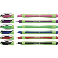 Set of thin pens SCHNEIDER Xpress, 6 pcs, 0.8mm (line), color mix
