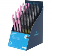 Ballpoint pens display SCHNEIDER Voyage, 30 pcs, color mix