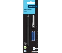 Fountain pen SCHNEIDER Wavy, 2 cartridges, color mix, blister