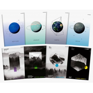 BRULION TW A5 96K.KRATKA GEO/PLANET, Bruliony, Zeszyty i bloki