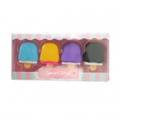 GUMKI KOMPLET 4szt, Gumki, Art. do pisania i korygowania