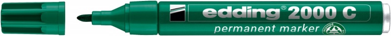 Permanent marker e-2000c EDDING, 1,5-3mm, green