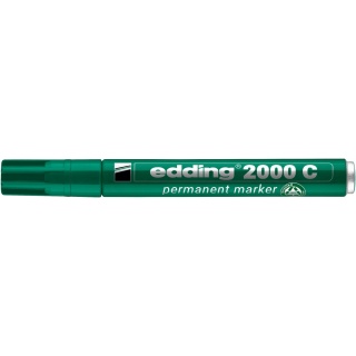 Marker permanentny e-2000c EDDING, 1,5-3mm, zielony, Markery, Artykuły do pisania i korygowania