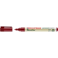 Marker permanentny e-25 EDDING ecoline, 1mm, czerwony, Markery, Artykuły do pisania i korygowania