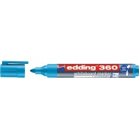 Marker do tablic e-360 EDDING, 1,5-3mm, błękitny, Markery, Artykuły do pisania i korygowania