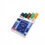 Marker kredowy e-4090 EDDING, 4-15 mm, pudełko, 5 szt., mix kolorów, Markery, Artykuły do pisania i korygowania