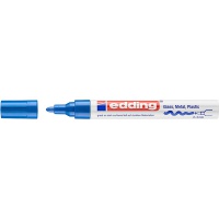 Marker olejowy połyskujący e-750 EDDING, 2-4 mm, niebieski, Markery, Artykuły do pisania i korygowania