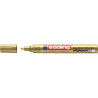 Marker olejowy połyskujący e-750 EDDING, 2-4 mm, złoty, Markery, Artykuły do pisania i korygowania
