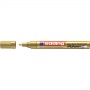 Glossy oil marker e-750 EDDING, 2-4 mm, gold