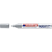 Glossy oil marker e-750 EDDING, 2-4 mm, silver
