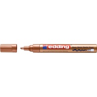 Marker olejowy połyskujący e-750 EDDING, 2-4 mm, miedziany, Markery, Artykuły do pisania i korygowania