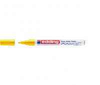 Marker olejowy połyskujący e-751 EDDING, 1-2 mm, żółty, Markery, Artykuły do pisania i korygowania