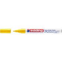 Marker olejowy połyskujący e-751 EDDING, 1-2 mm, żółty, Markery, Artykuły do pisania i korygowania