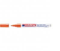Marker olejowy połyskujący e-751 EDDING, 1-2 mm, pomarańczowy, Markery, Artykuły do pisania i korygowania