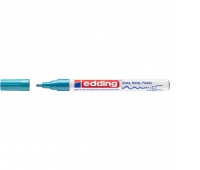 Marker olejowy połyskujący e-751 EDDING, 1-2 mm, błękitny, Markery, Artykuły do pisania i korygowania