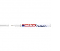 Glossy oil marker e-751 EDDING, 1-2 mm, white