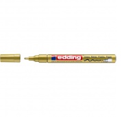 Marker olejowy połyskujący e-751 EDDING, 1-2 mm, złoty, Markery, Artykuły do pisania i korygowania