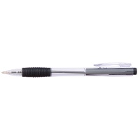 Długopis automatyczny OFFICE PRODUCTS, 0,7mm, zawieszka, czarny, Długopisy, Artykuły do pisania i korygowania