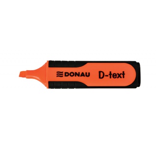 Zakreślacz DONAU D-Text, 1-5mm (linia), eurozawieszka, pomarańczowy, Textmarkery, Artykuły do pisania i korygowania