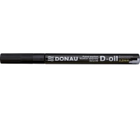 Marker olejowy DONAU, 2,2mm, zawieszka, czarny, Markery, Artykuły do pisania i korygowania