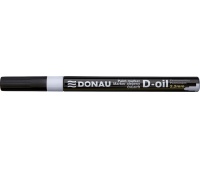 Marker olejowy DONAU, 2,2mm, zawieszka, biały, Markery, Artykuły do pisania i korygowania